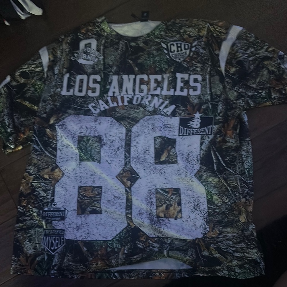 SHEIN Forest Camo Graphic Tee